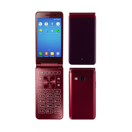 Clamzy Retro Flip Pocket Phone