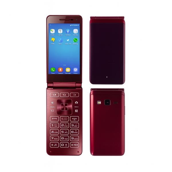 Clamzy Retro Flip Pocket Phone